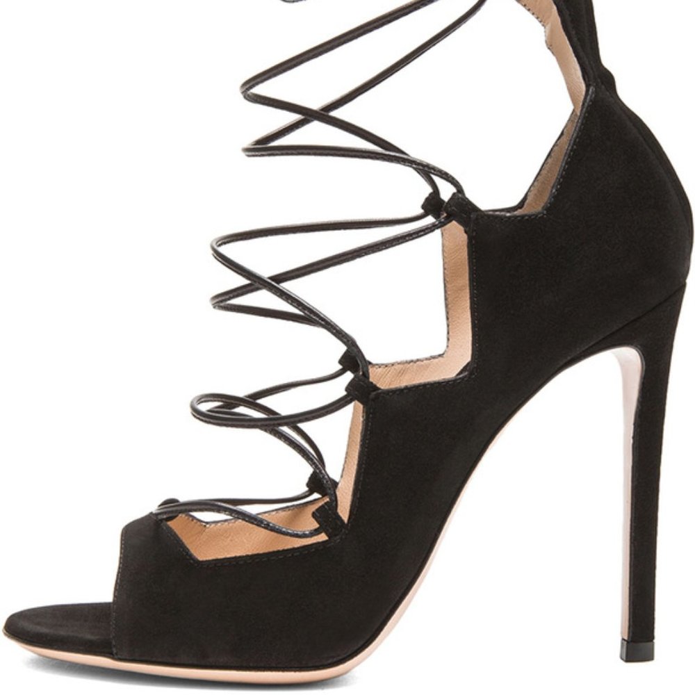 Giuseppe Zanotti Lace Up Sandals Size 8